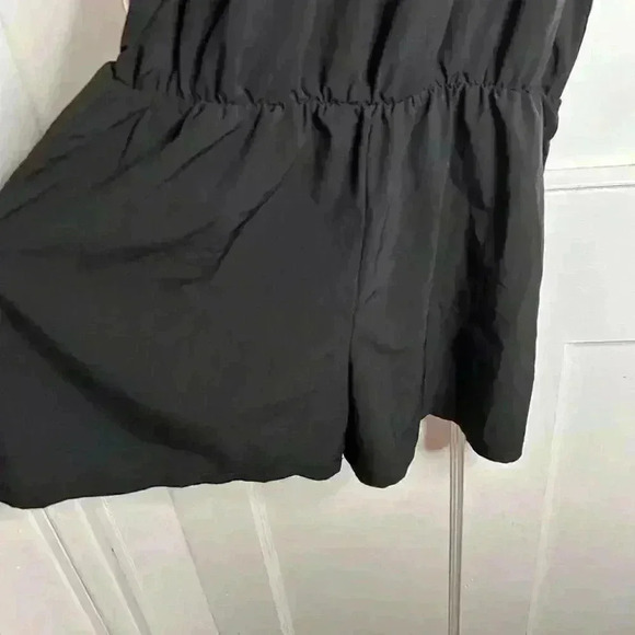 Favolook Black Halter One Piece Shorts Suit Size L - Picture 3 of 11